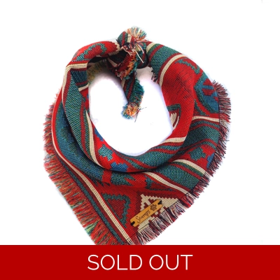 Frayed Green Bear Bandana - Scamps